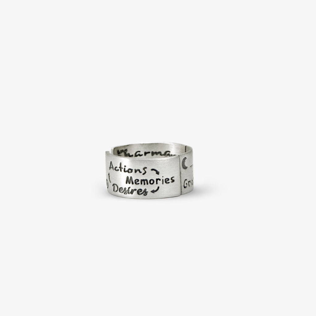 Bague carte de l'âme